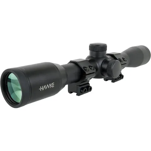 Приціл оптичний Hawke Fast Mount 4x32 сітка Mil Dot. Кільця на Ластівчин хвіст — фото 4