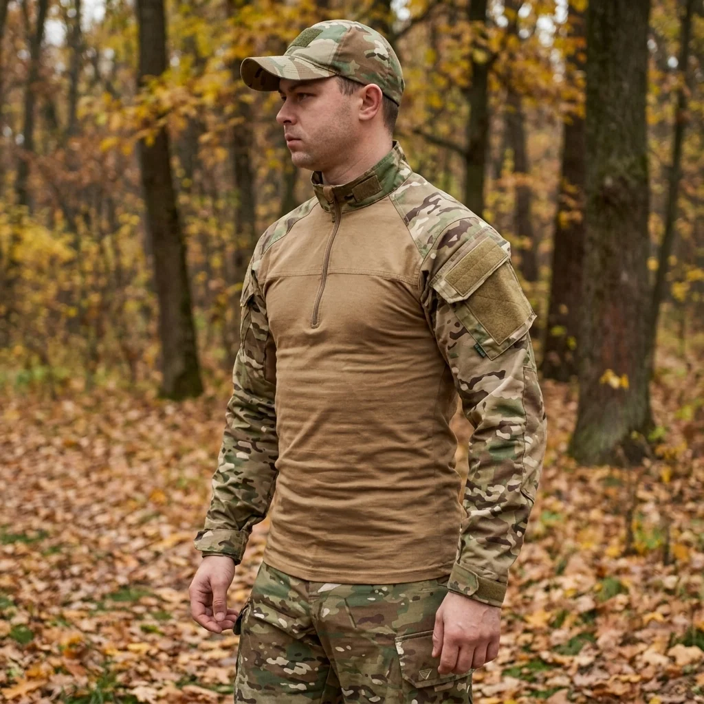 Сорочка Defcon 5 Cool Combat Shirt Cotone Койот