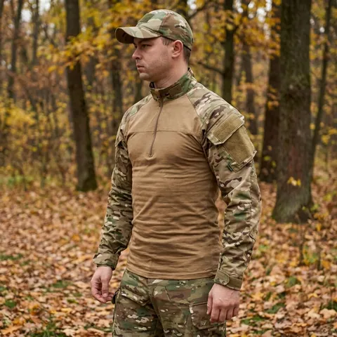Сорочка Defcon 5 Cool Combat Shirt Cotone Койот