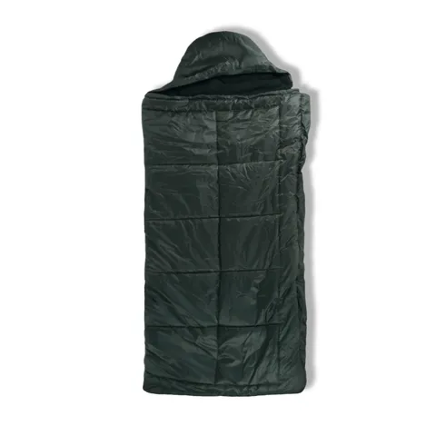 Зимовий спальний мішок Kiborg "Alfa Fleece" -20°C олива (85x210) — фото 2