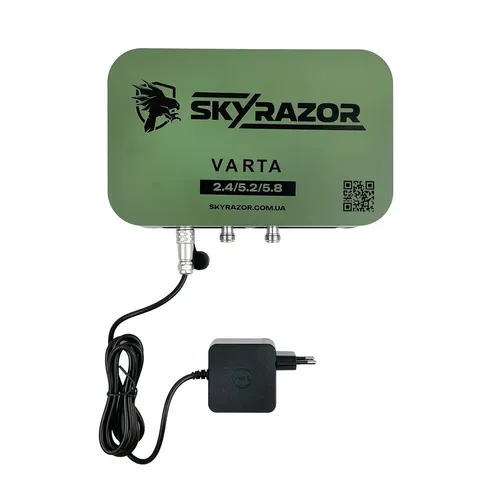 Комплект антена - підсилювач сигналу Skyrazor «Varta» 2.4G/5.2G/5.8G + пігтейли + кабель 20 метрів + кронштейн — фото 3
