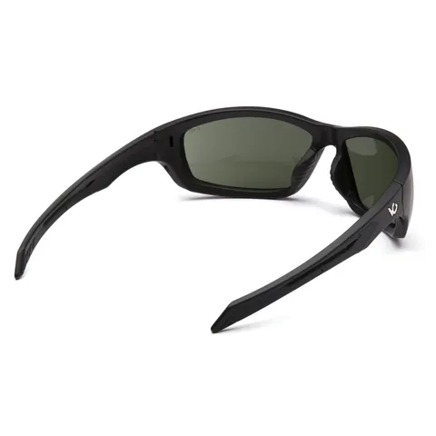 Захисні окуляри Venture Gear Tactical Howitzer Black (forest gray) Anti-Fog, чорно-зелені в чорній оправі — фото 4