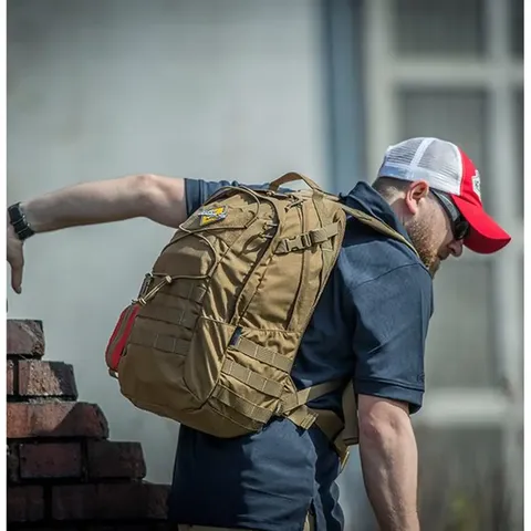 Рюкзак EDC 21л Helikon-Tex Backpack - Nylon Polyester Blend - Melange Grey — фото 5