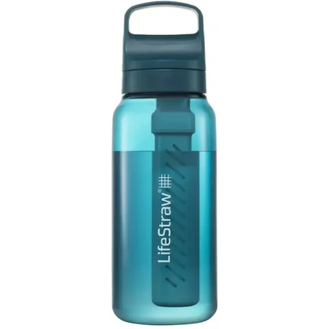 Пляшка-фільтр для води LifeStraw Go Filter Bottle, 1 л, Laguna Teal — фото 2