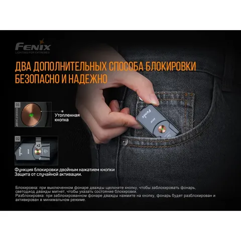 Ліхтар наключний Fenix E03R — фото 15