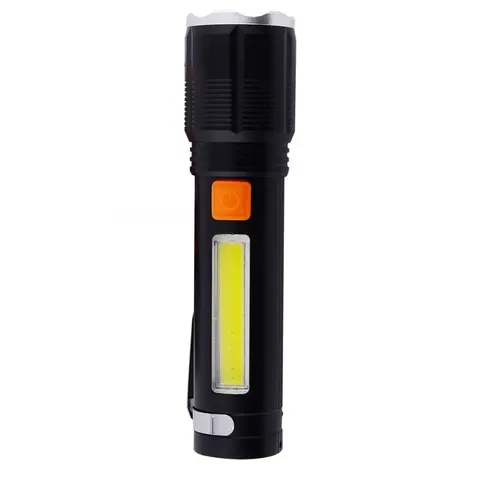 Ручний LED-ліхтар Baseus XA-P12-P50, 1200 мА·год, зум, Type-C, чорний — фото 4