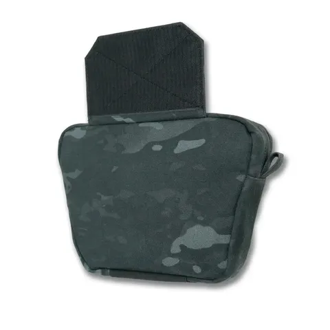 Сумка-напашник M Kiborg з балістичним пакетом 1 клас захисту Militex GU Сordura Black Multicam — фото 6