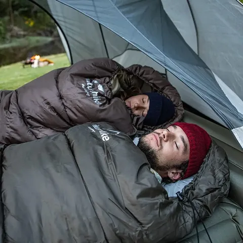 Спальник з капюшоном Naturehike U350S NH20MSD07, (-3°C), лівий, темно-зелений — фото 7