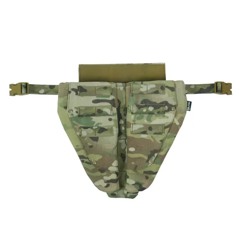 Потрійний захист паху/напашник з балістичним захистом 2 клас Militex cordura USA Мультикам — фото 4