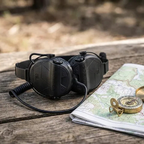 Активні навушники Sordin Supreme T2 Neckband із заднім тримачем під шолом - чорні — фото 3