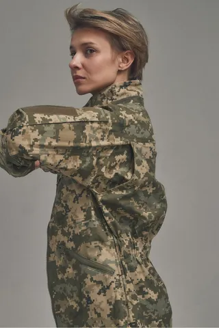 Жіноча тактична куртка FC Combat Fit, піксель — фото 6