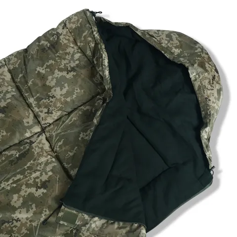 Зимовий спальний мішок Kiborg "Alfa Fleece" -20°C піксель (85x210) — фото 4