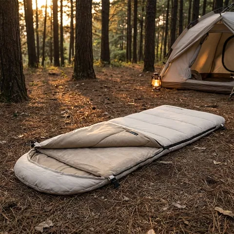Спальний мішок з підігрівом Naturehike BE400 CNK2300SD021, лівий, бежевий