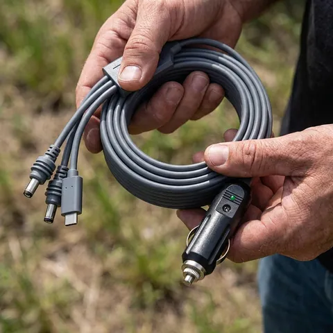 Кабель живлення для Starlink Mini 3 в 1 (Type-C/DC/прикурювач) 5 метрів — фото 3