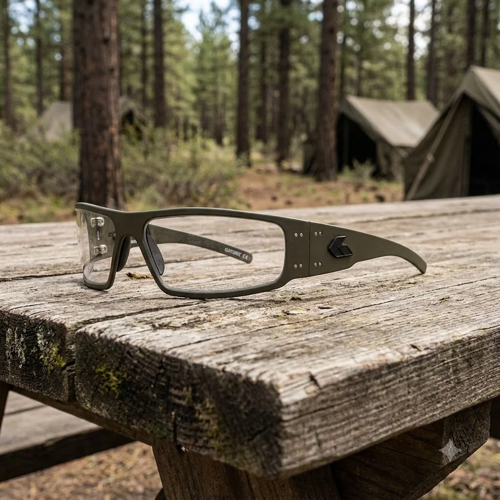 Захисні окуляри Gatorz Magnum Photochromic ANSI Z87.1 Mil-Spec Ballistic, OD Green Cerakote - GZ-01-205
