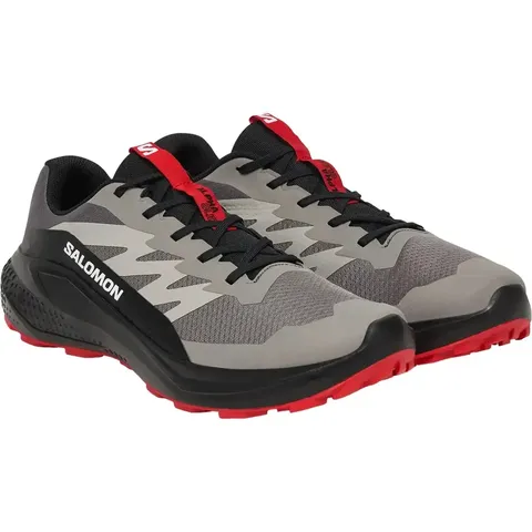 Чоловічі кросівки Salomon ALPHAGLIDE для міста та активного руху Cloudburst Black / Fiery Red — фото 2