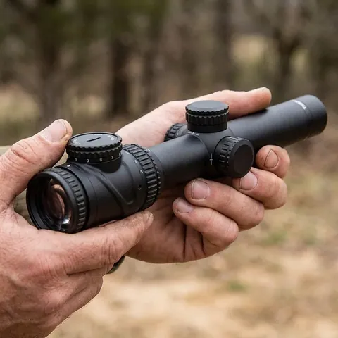 Приціл оптичний Trijicon AccuPoint 1-6x24 BAC Red Triangle Tritium / Fiber Optics — фото 3