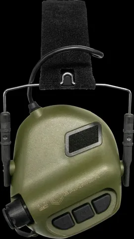 Тактичні навушники EARMOR M31 Olive з універсальним кріпленням — фото 4
