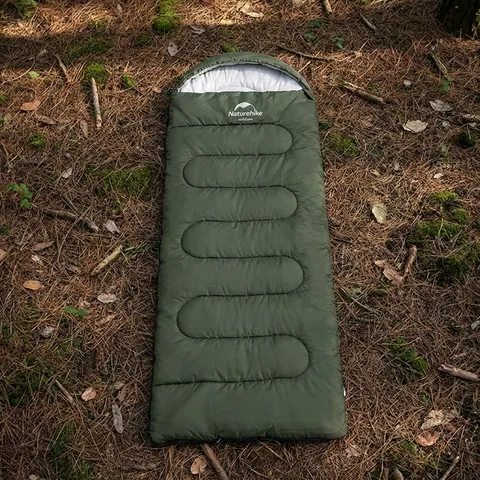 Спальний мішок Naturehike Y150L NH21MSD08, правий, темно-зелений — фото 3