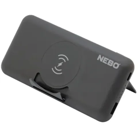 Повербанк Nebo 10K Powerbank w/ Kickstand & wWreless Charging, 10 000 mAh (NB NEB-PBK-0010-G) — фото 6