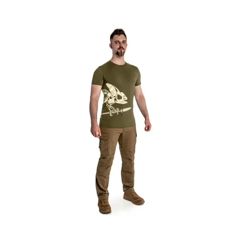 Футболка Helikon-Tex (Full Body Skeleton) - Olive Green — фото 14
