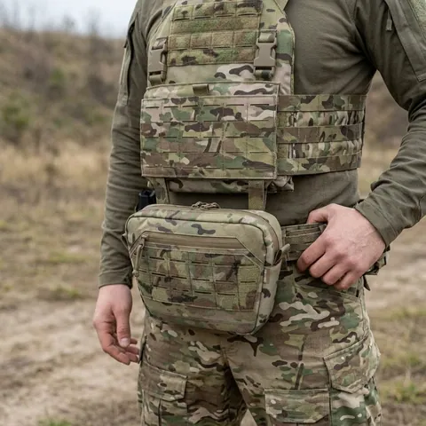 Сумка-напашник з балістичним захистом 1 класу Militex XL Cordura original USA Мультикам