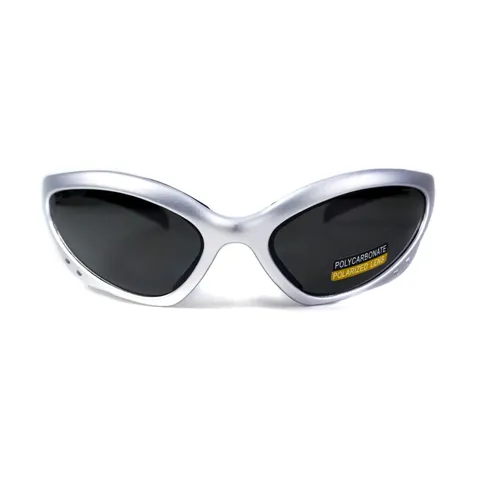 Захисні окуляри з поляризацією Black Rhino Rhinolidz Polarized (gray), сірі, Сірий — фото 4