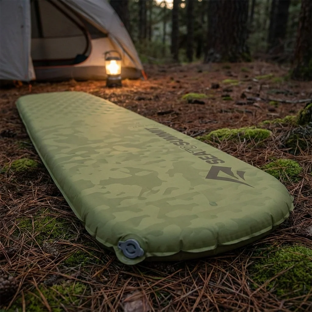 Килимок самонадувний Camp Mat (183х51х3.8см) Olive від Sea to Summit