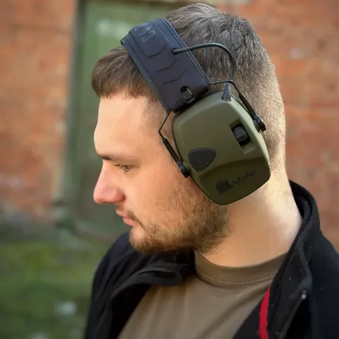 Активні навушники C4 Tactical (SNR=27dB Elec) - олива — фото 9