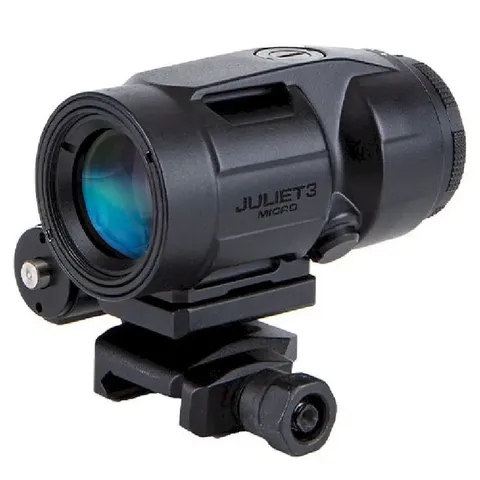 Збільшувач Sig Optics 3Х JULIET3-MICRO 3X22MM, PUSH-BUTTON MOUNT WITH SPACERS, BLACK — фото 3