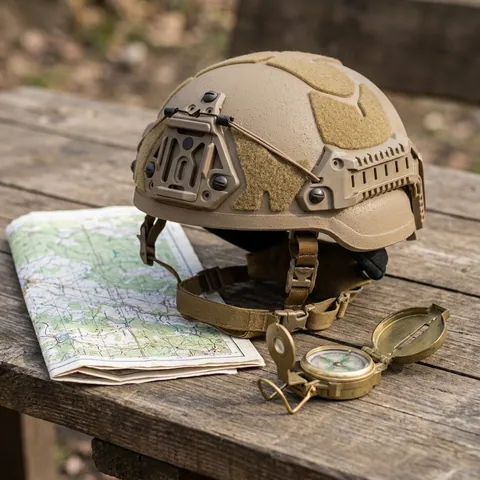 Хорватський Шолом Sestan-Busch Helmet Койот L MID CUT — фото 3