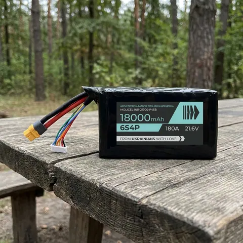 АКБ для коптерів/літаків BTRY 6s4p Molicel INR21700-P45B