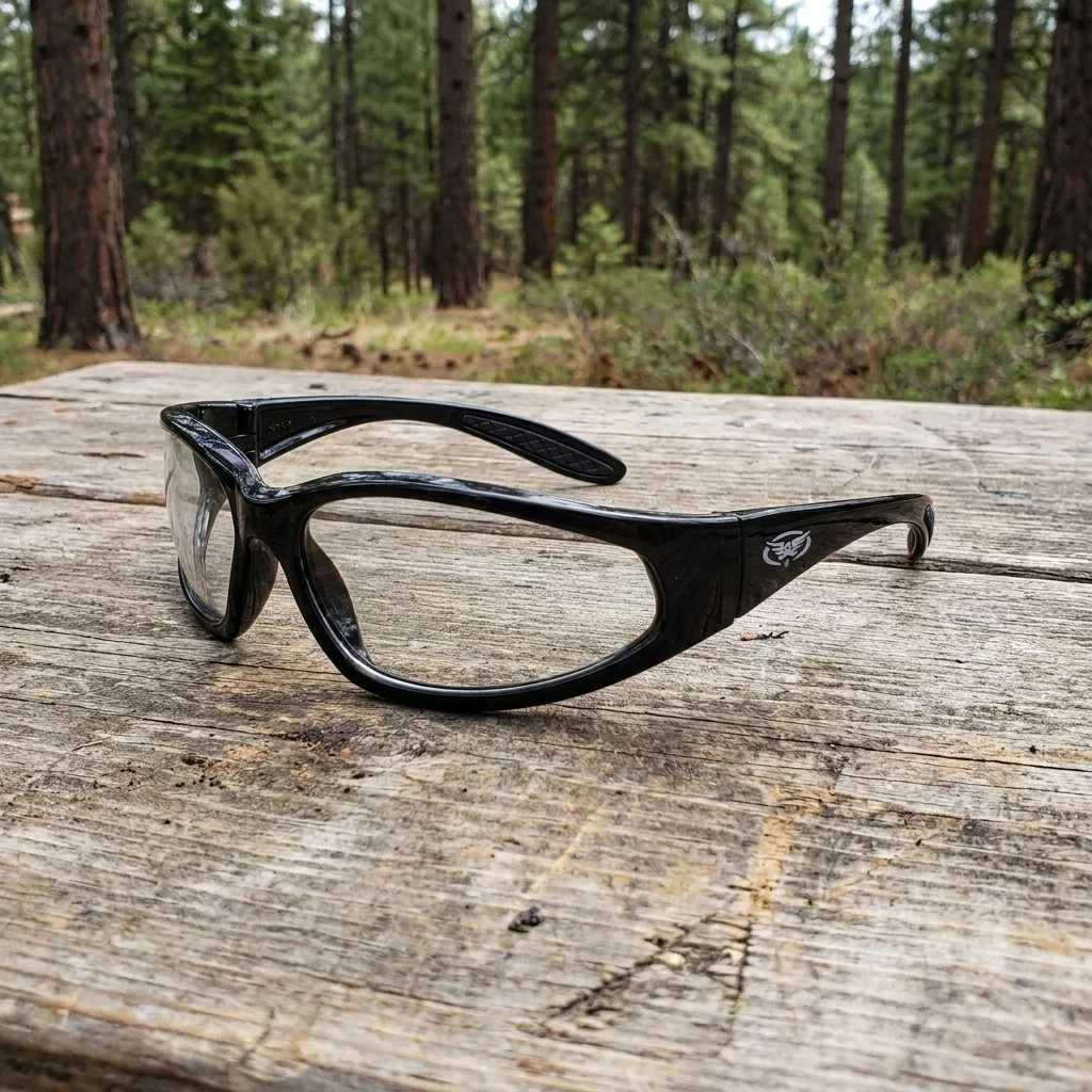 Окуляри фотохромні (захисні) Global Vision Hercules-1 Photochromic (clear) фотохромні прозорі, Чорний
