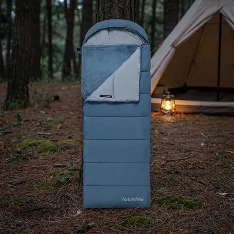 Спальний мішок з підігрівом Naturehike BE400 CNK2300SD021, правий, сірий