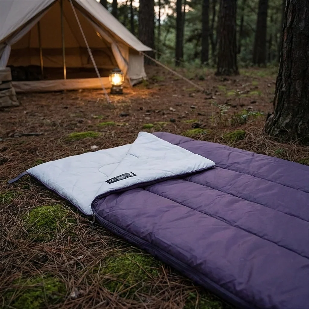Спальник Naturehike H150 NH19S015-D, (18-25°C), p-р L, фіолетовий