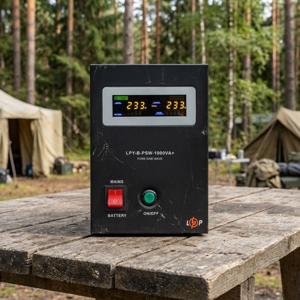 ДБЖ з правильною синусоїдою 12V LPY-B-PSW-1000VA+(700Вт) 10A/20A