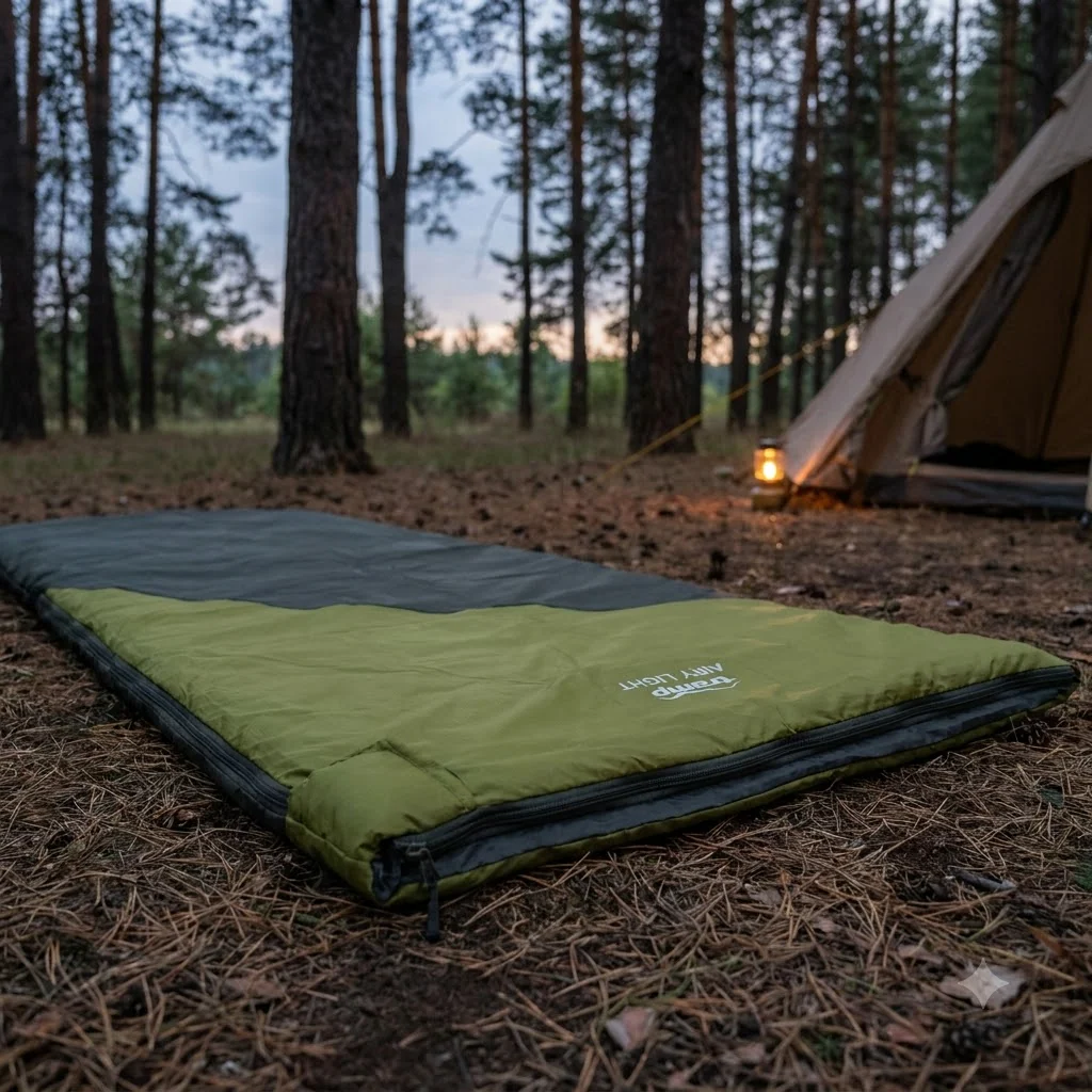 Спальний мішок Tramp Airy Light ковдра правий olive 190/80 UTRS-056