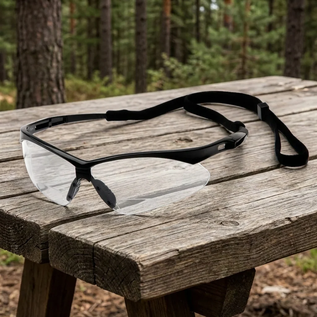 Біфокальні захисні окуляри ProGuard Pmxtreme Bifocal (clear +1.5), біфокальні прозорі з діоптріями, Чорний