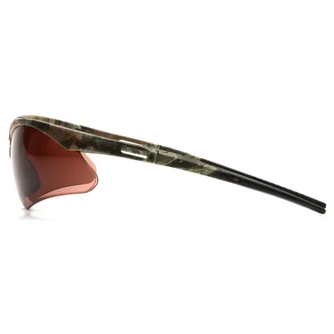 Окуляри захисні ProGuard Pmxtreme Camo (bronze) Anti-Fog, коричневі в камуфльованій оправі, Камуфляж — фото 5