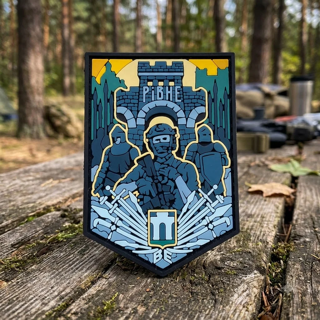 ПВХ Патч (шеврон) "Рівне" кольоровий