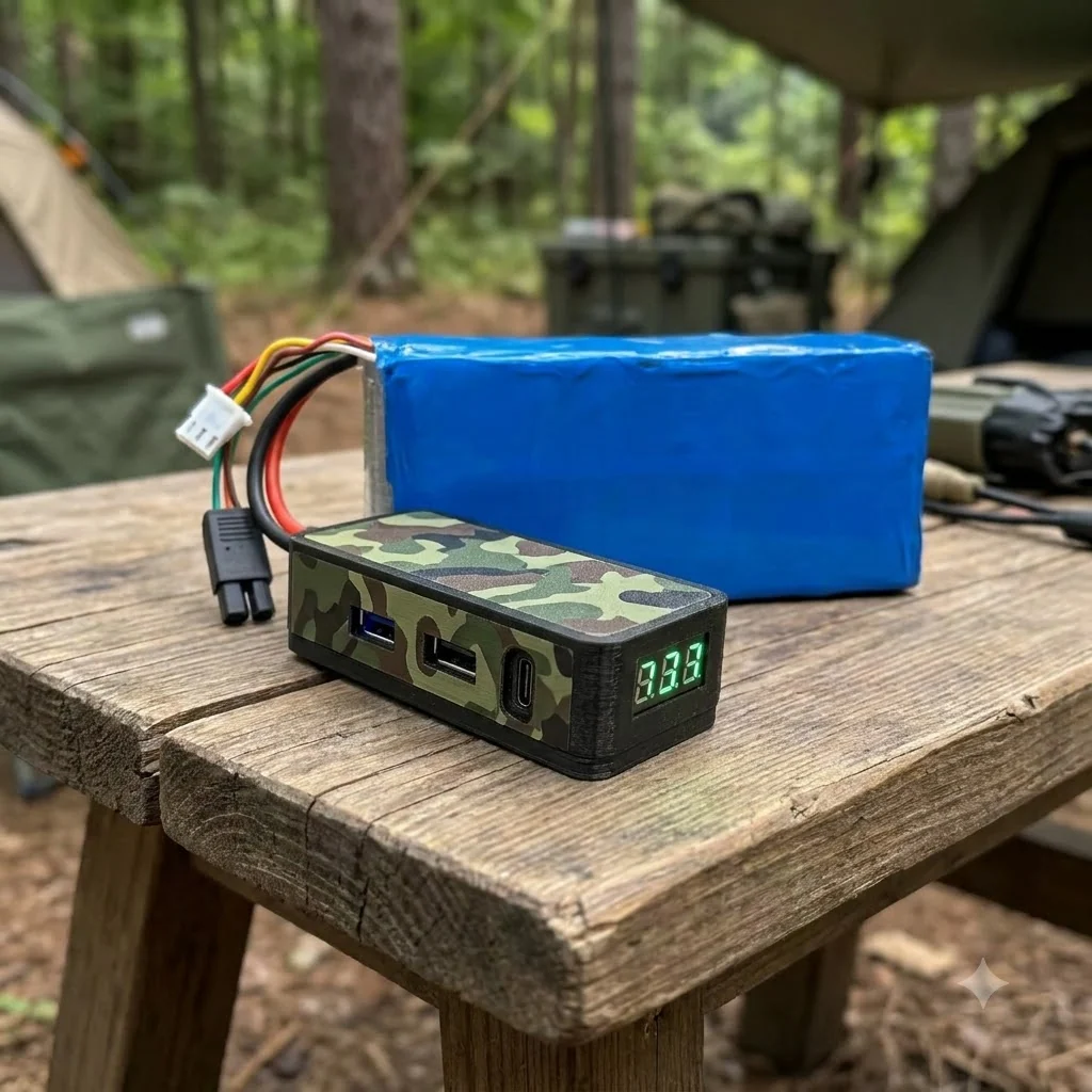 Перехідник блок живлення для заряджання телефона від fpv батареї 2 USB + 1 TYPE - C виходи Kiborg