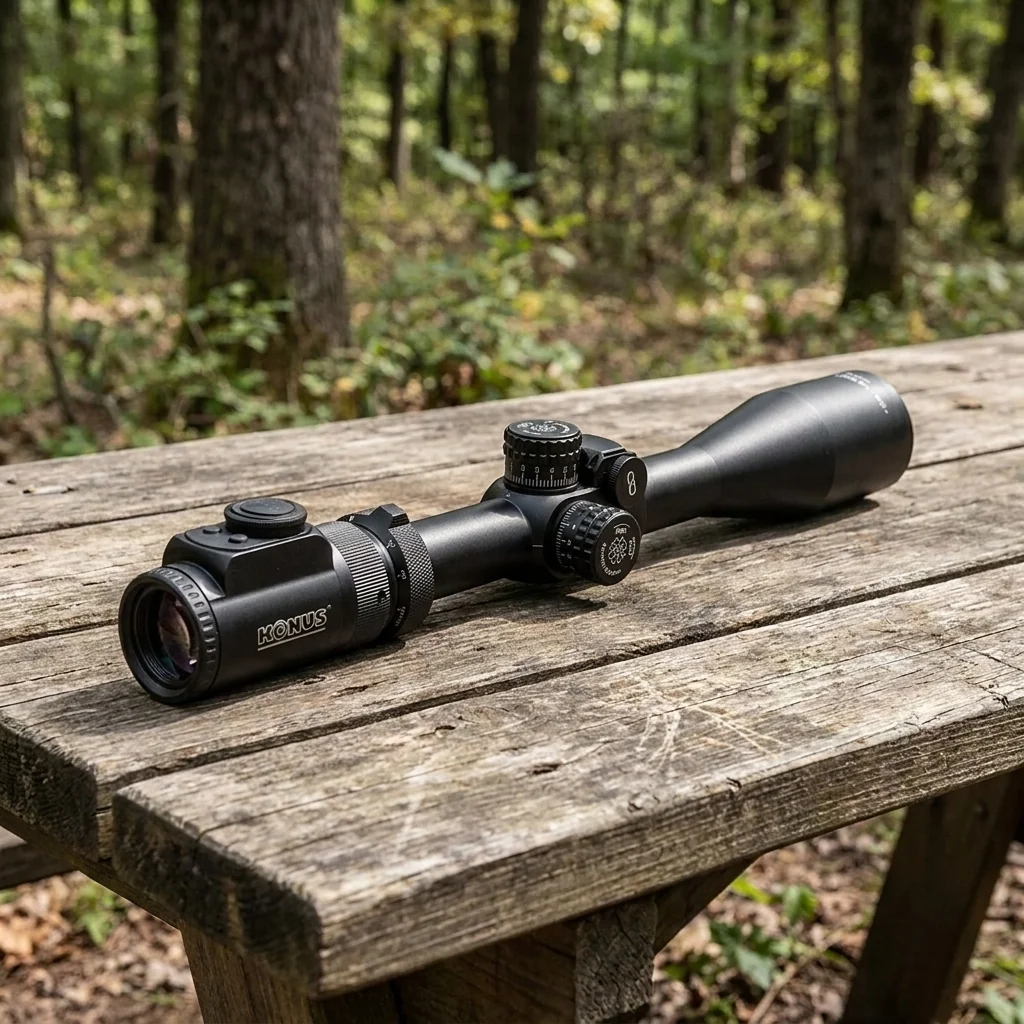 Приціл KonusPro EL-30 6-24x50 (цифрові прицільні мітки, азот, водонепроникний)