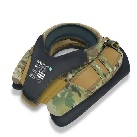 Захист шиї mod. 1 з балістичним захистом 2 клас Militex cordura USA Мультикам — фото 2