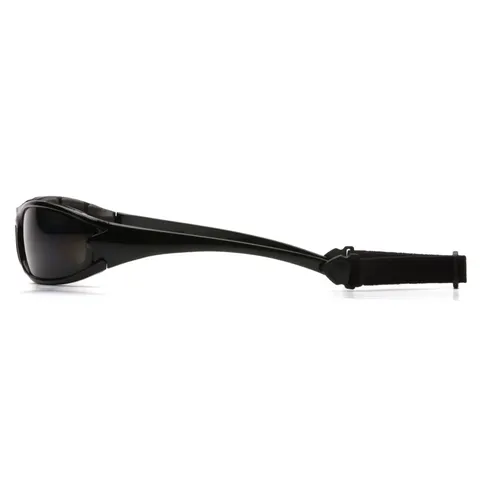 Захисні окуляри з полярізацією Pyramex Pmxcel Polarized (gray) Anti-Fog, сірі, Чорний — фото 4