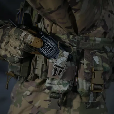 Посилений підсумок під рацію Militex Cordura original USA Мультикам з NIR-просоченням — фото 12