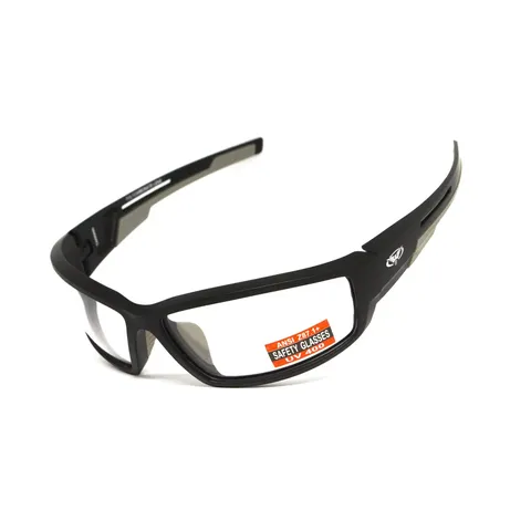Окуляри захисні Global Vision Sly (clear), прозорі, Чорний — фото 7