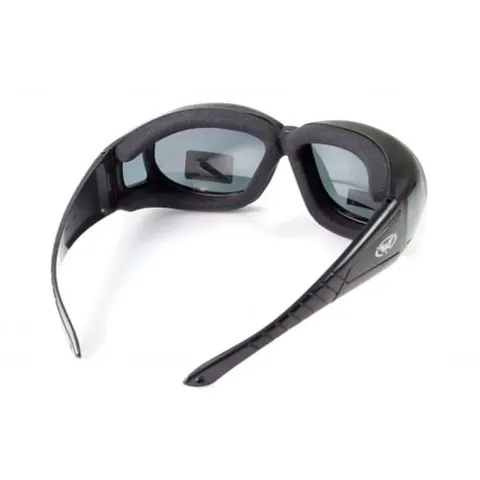 Окуляри захисні з ущільнювачем Global Vision Outfitter (gray) Anti-Fog, чорні, Чорний — фото 6