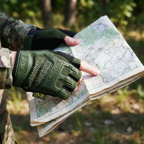 Безпалі рукавиці олива Mechanix MXK-2 — фото 3