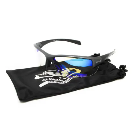 Окуляри фотохромні (захисні) Global Vision Hercules-7 Photochromic Anti-Fog (G-Tech™ blue), фотохромні дзеркальні сині, Чорний — фото 13