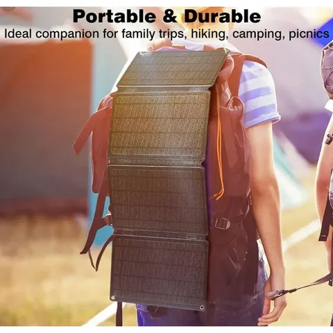 Сонячна панель Solar panel IP67 30W 2xUSB (PD) виходу (BS-030) — фото 6